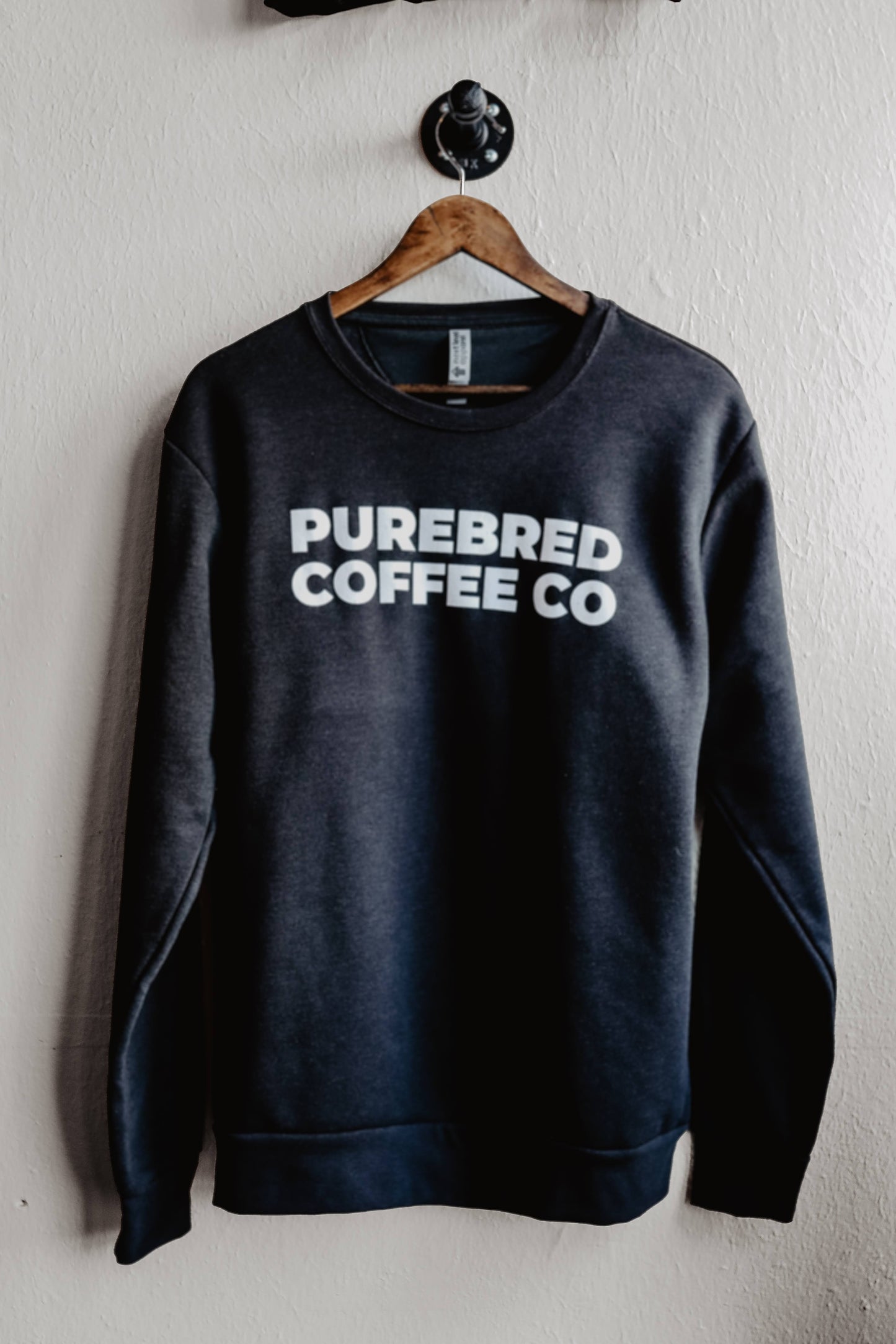 Bella Canvas Black Classic Crewneck Sweatshirt
