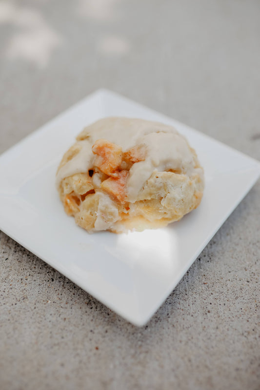 Bourbon Honey Peach Scone